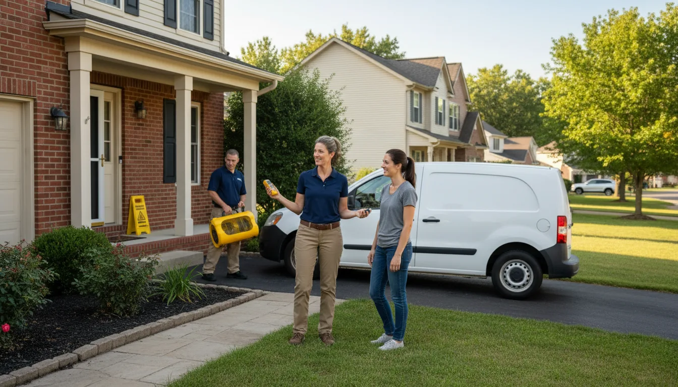 Residential water damage restoration in Hancock, NY